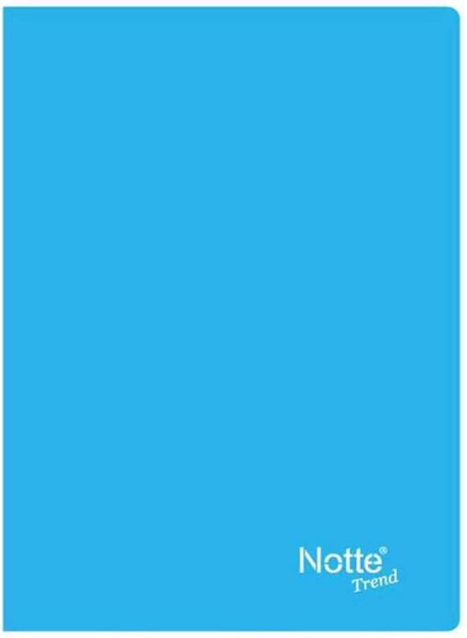 Notte Trend PP Squared Lined Notebook 80-Sheet, A5 Size